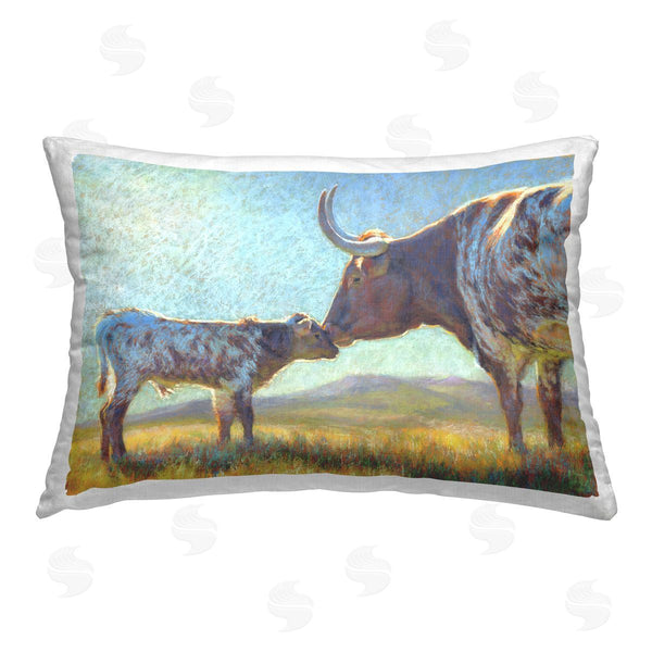 stupell industries Rita Kirkman | Longhorn Cow & Baby