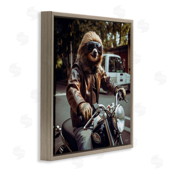 Stupell Industries Roozbeh | Biker Animal Portrait
