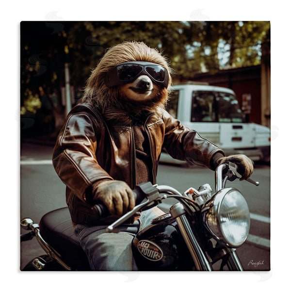 stupell industries Roozbeh | Biker Animal Portrait