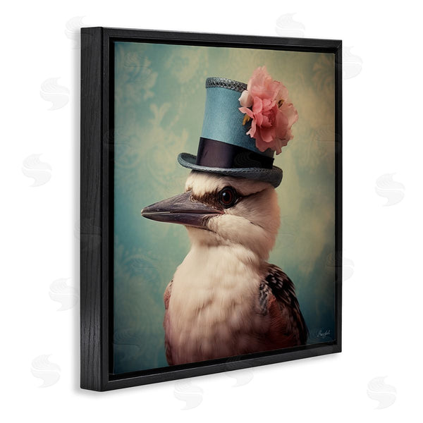 Stupell Industries Roozbeh | Bird With Peony Hat