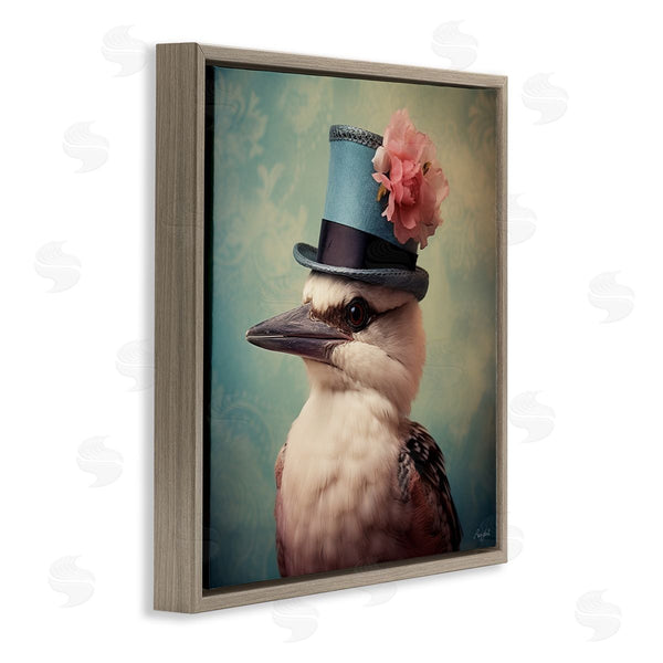 Stupell Industries Roozbeh | Bird With Peony Hat
