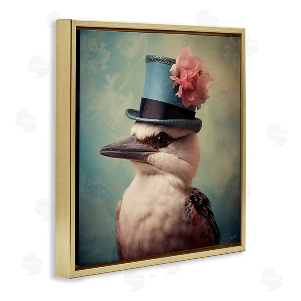 Stupell Industries Roozbeh | Bird With Peony Hat