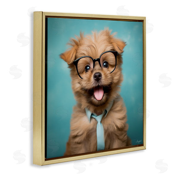 Stupell Industries Roozbeh | Brown Dog Portrait