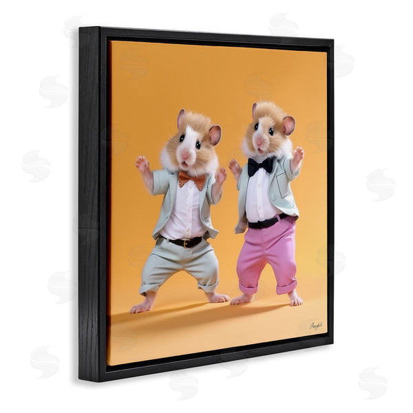 Stupell Industries Roozbeh | Dancing Hamsters Duo