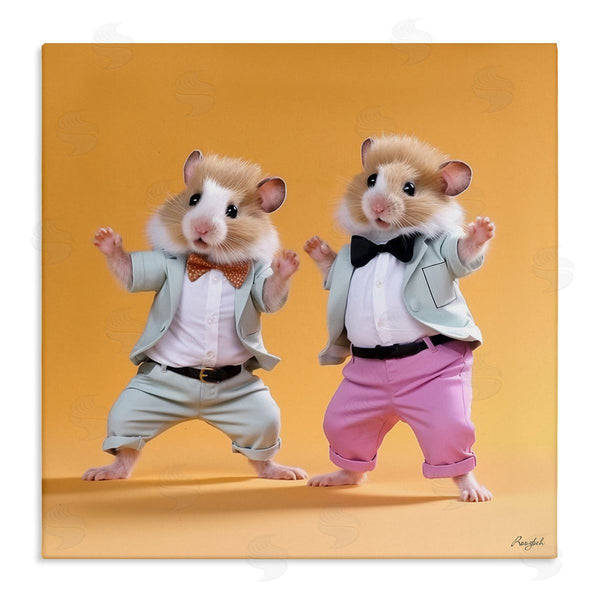 stupell industries Roozbeh | Dancing Hamsters Duo