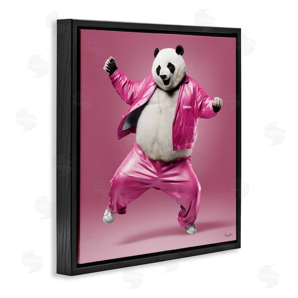 Stupell Industries Roozbeh | Dancing Panda In Pink