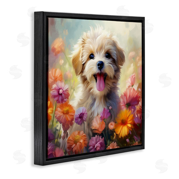 Stupell Industries Roozbeh | Dog In Daisy Meadow