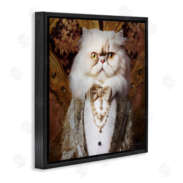 Stupell Industries Roozbeh | Fancy Cat Portrait