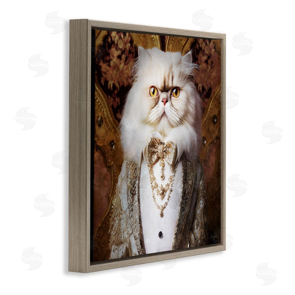 Stupell Industries Roozbeh | Fancy Cat Portrait