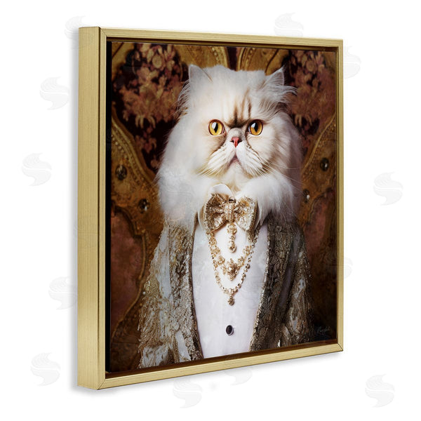 Stupell Industries Roozbeh | Fancy Cat Portrait