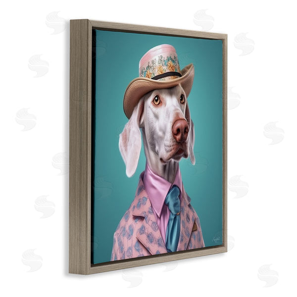 Stupell Industries Roozbeh | Fancy Dog In Suit