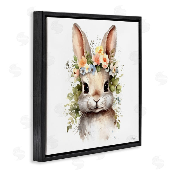 Stupell Industries Roozbeh | Flower Garland Bunny