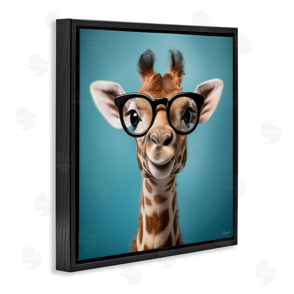 Stupell Industries Roozbeh | Giraffe With Glasses