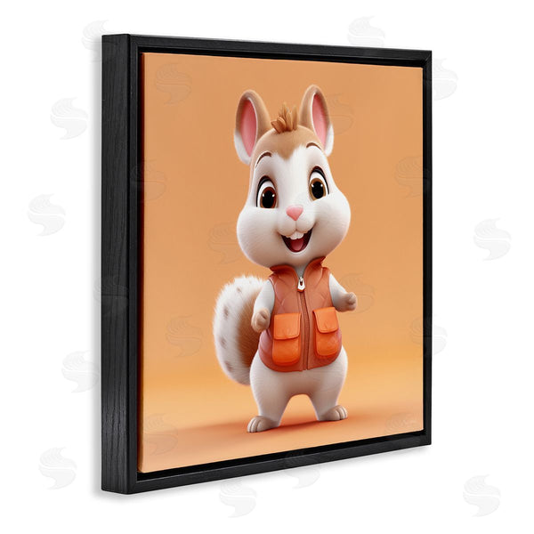 Stupell Industries Roozbeh | Orange Chipmunk Cartoon