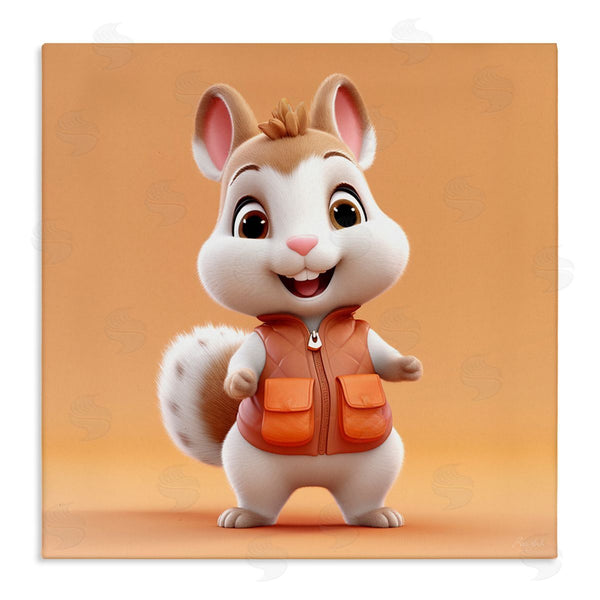 stupell industries Roozbeh | Orange Chipmunk Cartoon