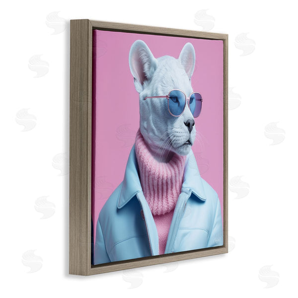 Stupell Industries Roozbeh | Pastel Stylish Panther