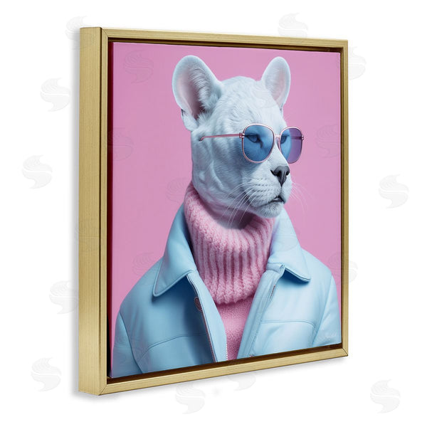 Stupell Industries Roozbeh | Pastel Stylish Panther