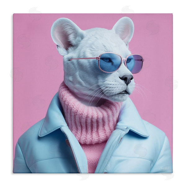 stupell industries Roozbeh | Pastel Stylish Panther