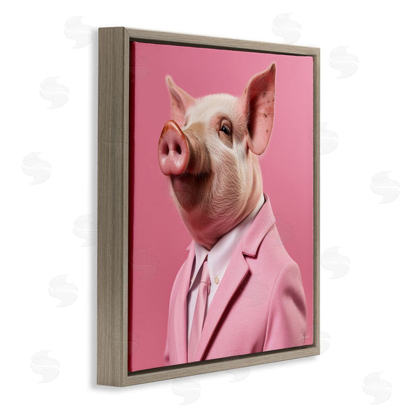 Stupell Industries Roozbeh | Pink Pig Fashion