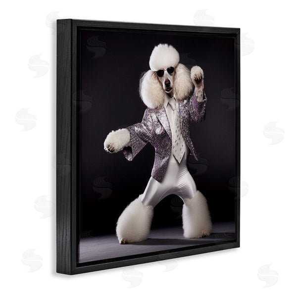 Stupell Industries Roozbeh | Poodle Dancing Portrait