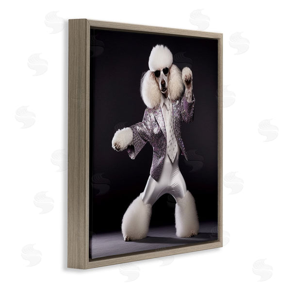 Stupell Industries Roozbeh | Poodle Dancing Portrait