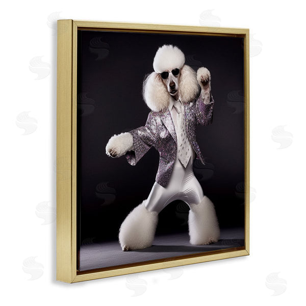Stupell Industries Roozbeh | Poodle Dancing Portrait