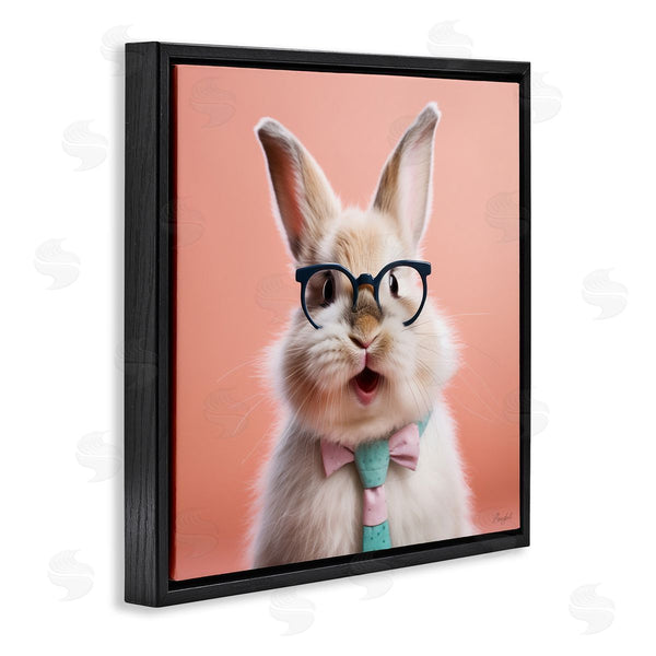 Stupell Industries Roozbeh | Rabbit In Glasses