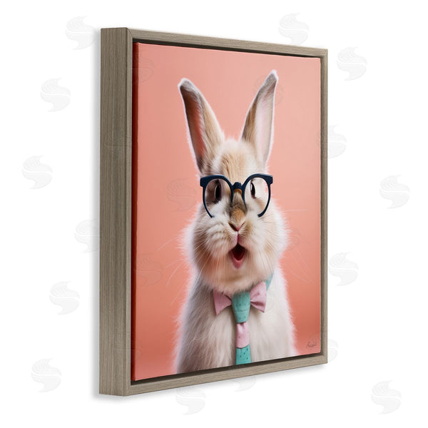 Stupell Industries Roozbeh | Rabbit In Glasses