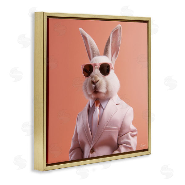 Stupell Industries Roozbeh | Rabbit Wearing Suit