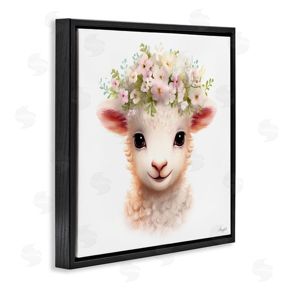 Stupell Industries Roozbeh | Soft Floral Lamb