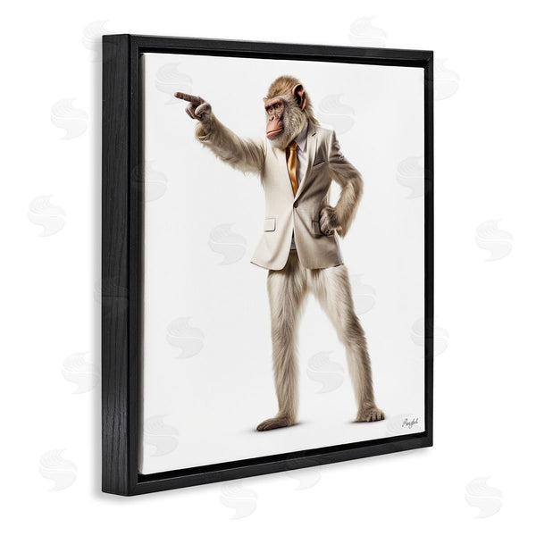 Stupell Industries Roozbeh | Stylish Ape In Suit