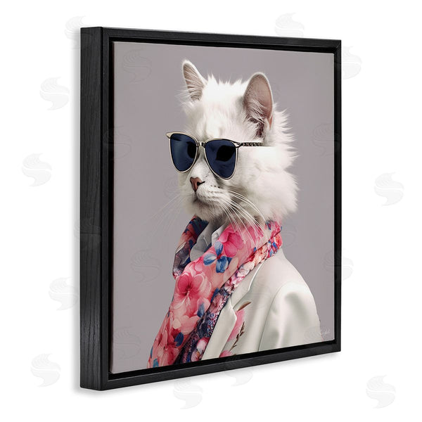 Stupell Industries Roozbeh | Stylish Cat Fashion