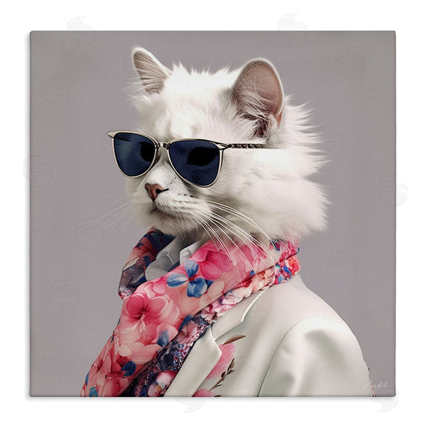 stupell industries Roozbeh | Stylish Cat Fashion