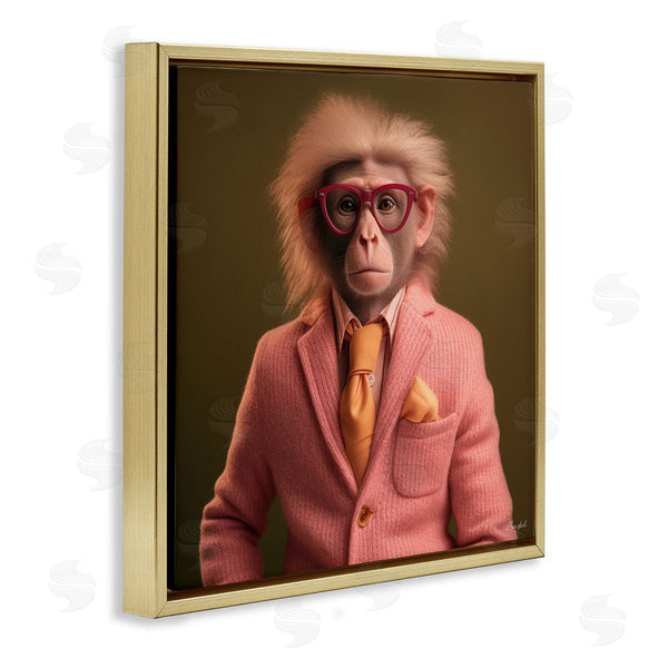 Stupell Industries Roozbeh | Stylish Monkey Portrait