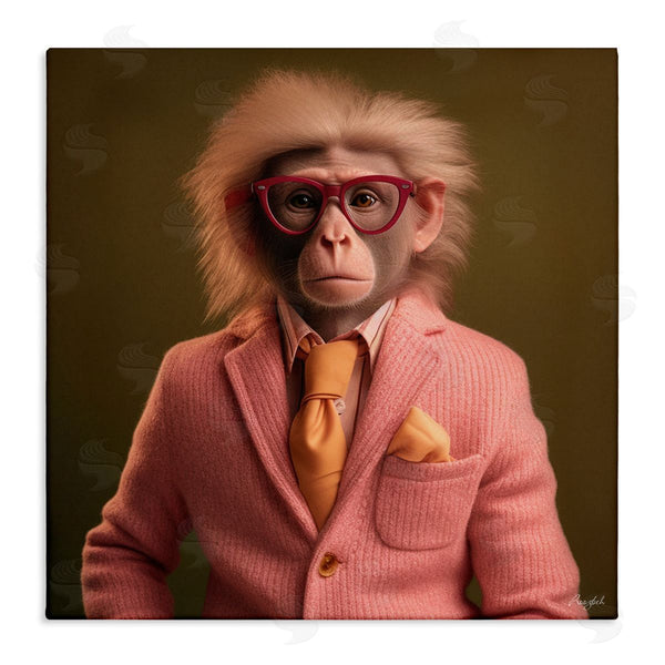 stupell industries Roozbeh | Stylish Monkey Portrait