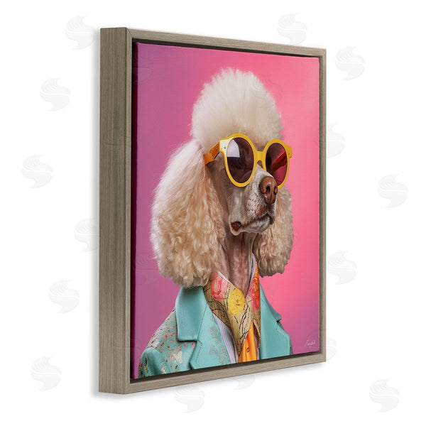 Stupell Industries Roozbeh | Stylish Poodle Portrait