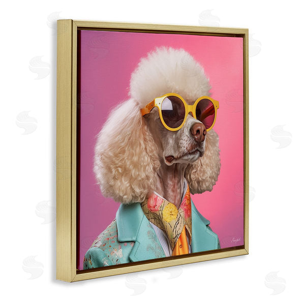 Stupell Industries Roozbeh | Stylish Poodle Portrait