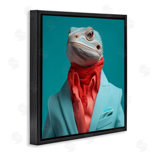 Stupell Industries Roozbeh | Trendy Iguana Portrait