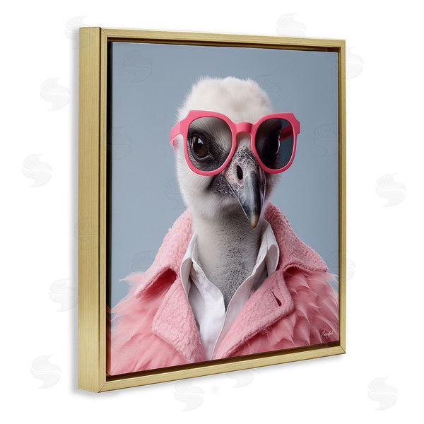 Stupell Industries Roozbeh | Trendy Ostrich In Pink