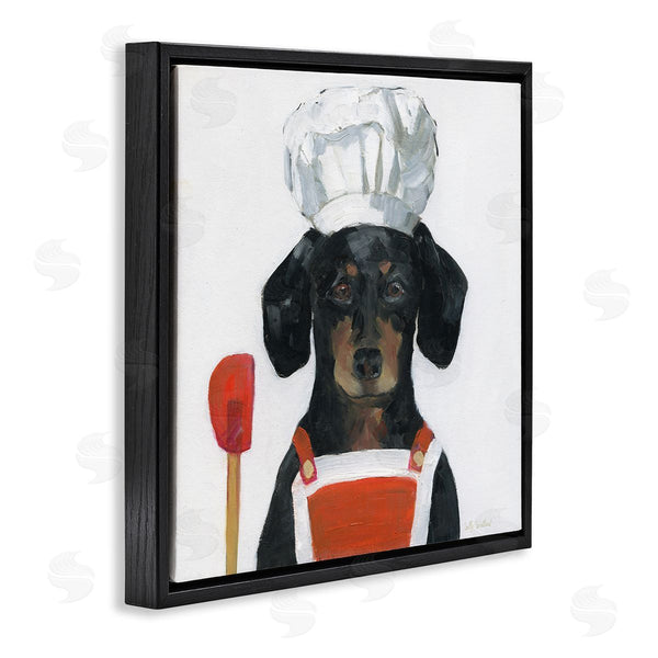 Stupell Industries Sally Swatland | Kitchen Chef Dog