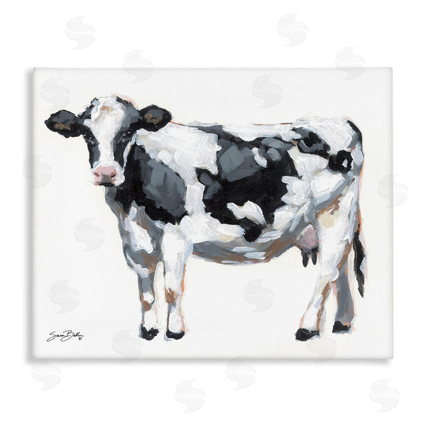 stupell industries Sara Baker | Dairy Cow on White