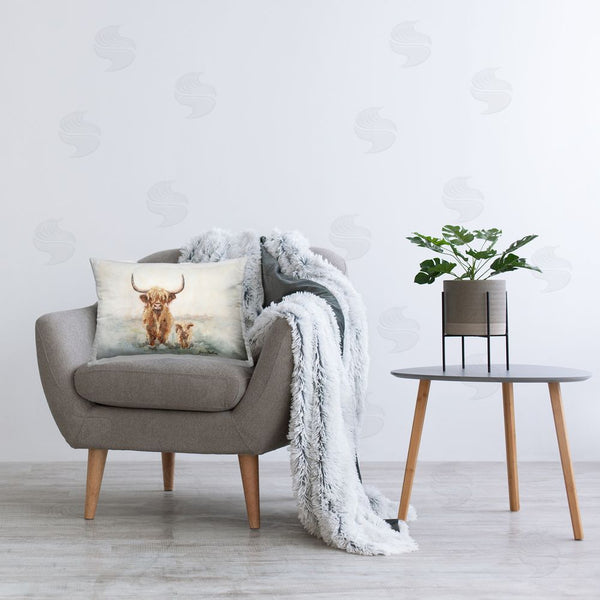 Stupell Industries Sara Baker | Highland Cow & Baby
