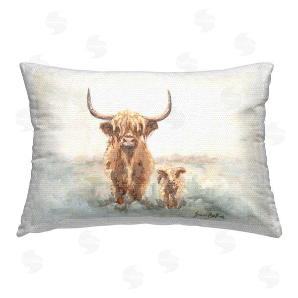 Stupell Industries Sara Baker | Highland Cow & Baby