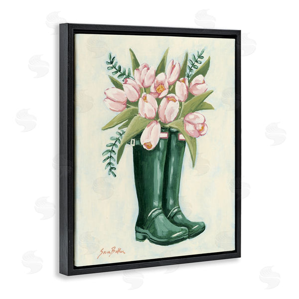 Stupell Industries Sara Baker | Tulips In Rain Boots