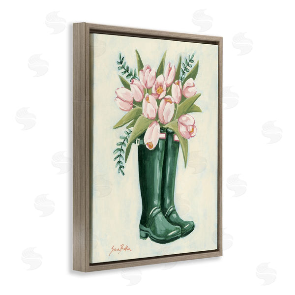 Stupell Industries Sara Baker | Tulips In Rain Boots
