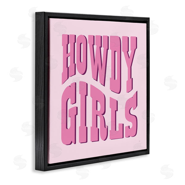 Stupell Industries Sarah Adams | Howdy Girls On Pink