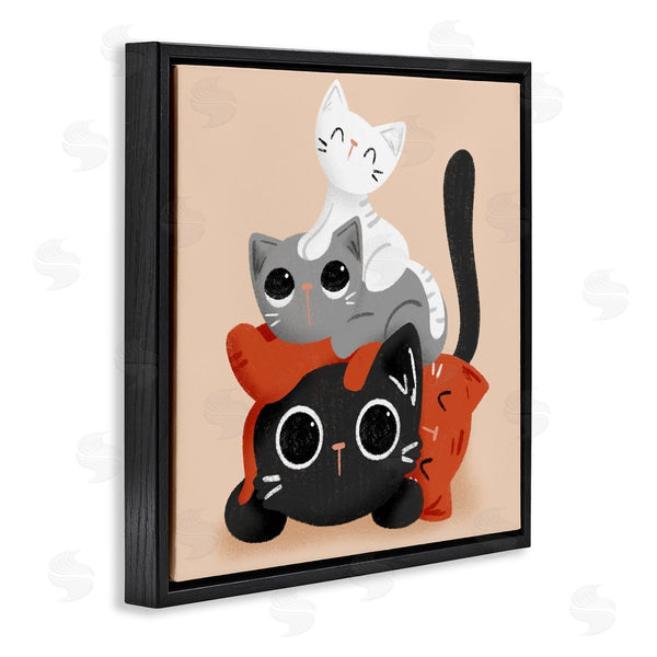 Stupell Industries Sarah Hickman | Stacked Cats Pile