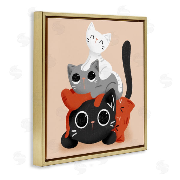 Stupell Industries Sarah Hickman | Stacked Cats Pile