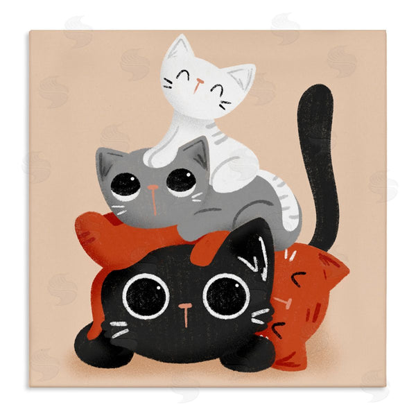 stupell industries Sarah Hickman | Stacked Cats Pile