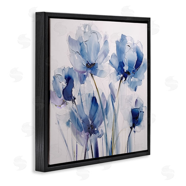 Stupell Industries Sasha | Abstract Blue Tulips